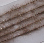 ����������� ������� Dubbing brush hare plus � 12 Dk. Brown Pearl (10��.)  Hends